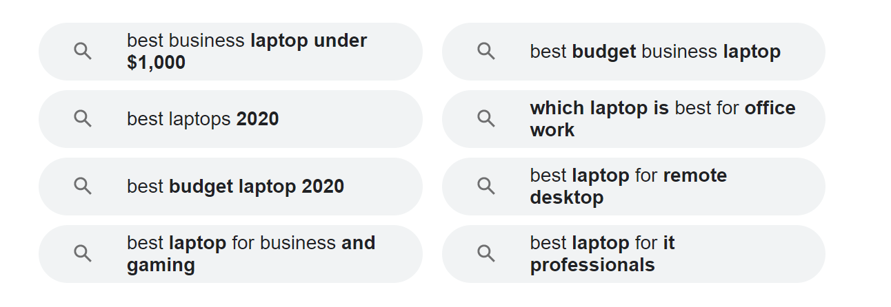 키워드 리서치 예시